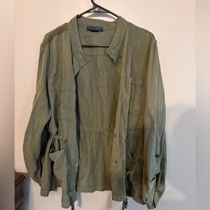 Social Standard by Sanctuary Olive Green Jacket size Large
